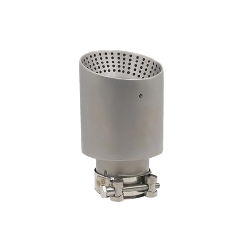 Silenciador punta silenciador universal de acero inoxidable pulido para sistemas de tuberías