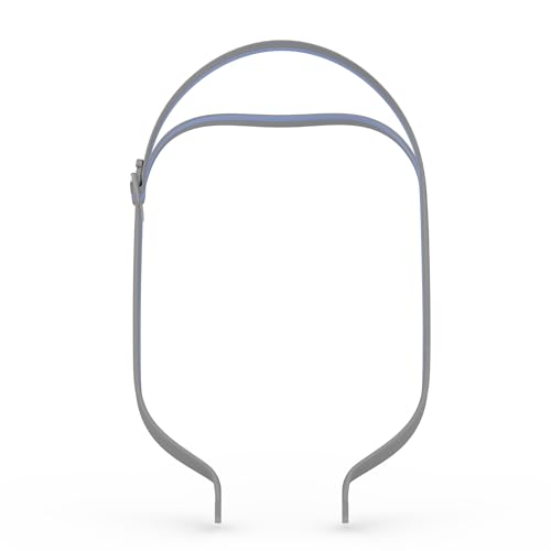 Resmed AirFit N30 Headgear - QuickFit Headgear for AirFit N30 Nasal CPAP Masks, Automatically Adjustable Elastic Material for a Perfect fit, Gray with Blue Highlights (one Size)