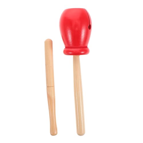 OFFSCH 木製式拍子木 手持ち打楽器 初心者向けリズム練習 教育用パーカッション 男の子女の子大人用 音楽トレーニング用 ハンドパーカッション