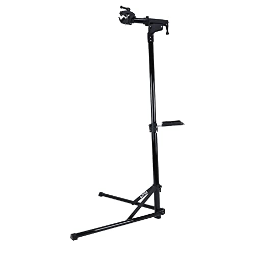 Elevon Bike Repair Stand Portable Mechanic Rack Height Adjustable (38.5-61.5in) Aluminun Alloy, Black, One Size