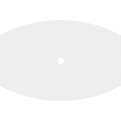 Image of Ekena Millwork CMP16X10KY-01000 Kailey Architectural Grade PVC Contemporary Urethane Ceiling Medallions 16 inchW x 10 5 /8 inchH x 1 inchID x 8 1 /2 inchC x 1 inchP