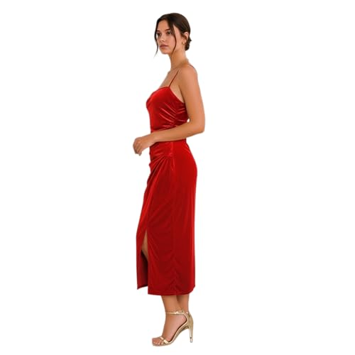 Image of LightlyKiss Women's Bodycon Wedding Guest Dress Formal Cocktail Party Evening Gown