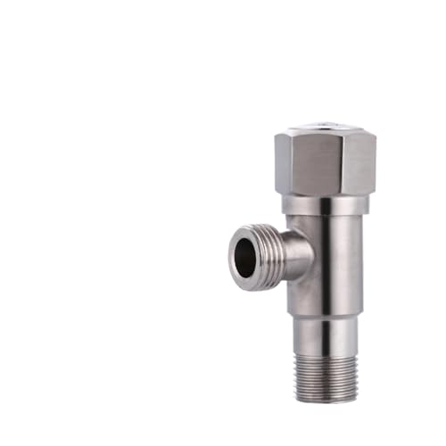 Vanne d'arrêt d'angle G1/2 en laiton durable pour lavabo - 3