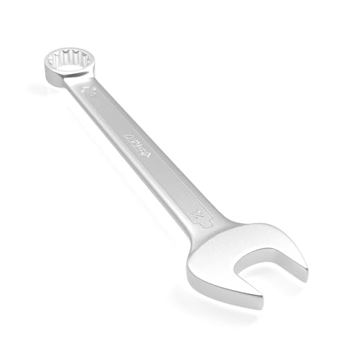 Image of Groz Combination Spanner 23 mm, Length260 mm | DIN 3113 Standards | Chrome Vanadium, Matt Satin Chrome Combination Wrench Tool | CSP /DIN /23G