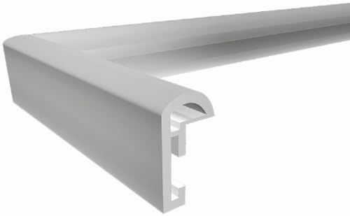walther design Bilderrahmen silber 50 x 100 cm Galeria Kunststoffrahmen KS500H – Ansicht 2