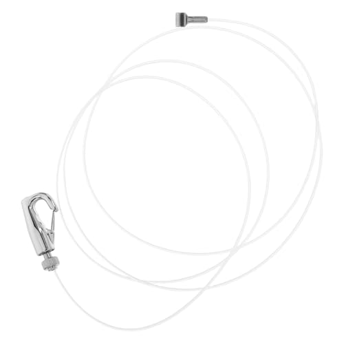 Abaodam Kit para Colgar Cuadros con Alambre Resistente de Acero Inoxidable y Cuerda de Nylon Ajustable para Paredes y Techos, Versátil y Duradero para Obras de Arte