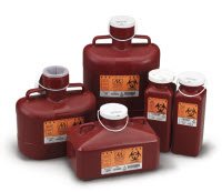 PT# 187 PT# # 187- Container Sharps-Tainer Non-Stackable XL Red 23qt Ea by, Medical Action Industries