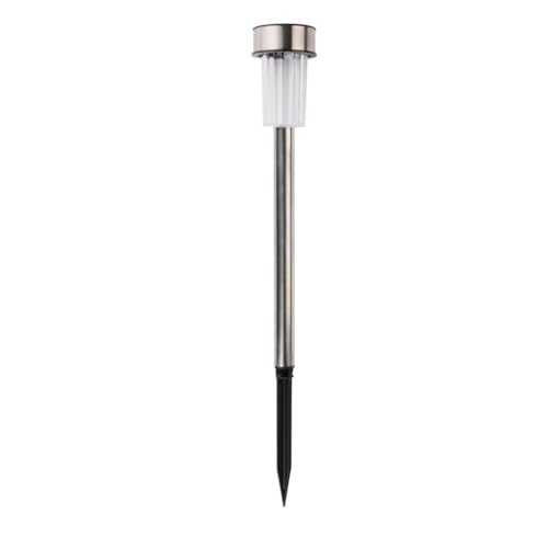Grundig Lampe Solaire Exterieur - Lumiere Solaire 10 Pièces - Lampes de Jardin sur Piquet - Lumière Blanche - Résistant à l'Eau IP44 - Ø4,8 x 36,5 cm -...