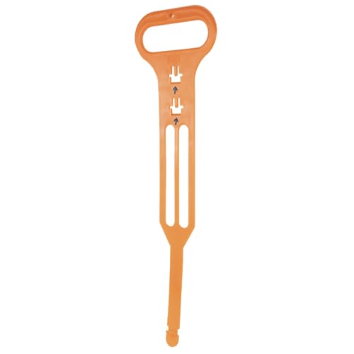 REV Kabeltragehilfe - Kunststoff-Tragehilfe für Kabel, Seile, Schläuche (30m), mit Handgriff, orange