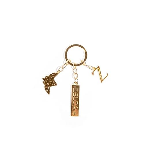 The Legend of Zelda Metal Charms Keychain Llavero 16 Centimeters Dorado (Gold)