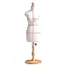 ZRY Manichino Sartoriale Oggetti di Scena per L'insegnamento Mannequin Regolabile in Altezza Manichini E Busti Sartoriali per Cucito Staffa in Legno Massello Staccabile, 3 Taglie (Size : Bust 42cm)