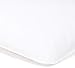 WEEKENDER Down Alternative Hotel Quality 100% Cotton Cover-Soft Queen (1 Single Pillow), White