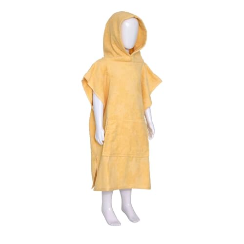 Atmosphera - Set Cape et Gant de Bain Enfant orta 92x50 cm Jaune