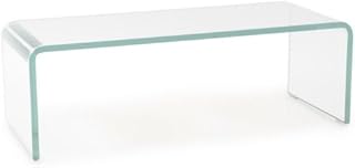 BHP TV-Schrank Glasaufsatz Monitorerhöhung Glas gebogen transparent 60cm Hagen B153048-1