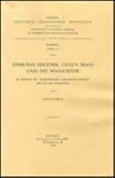 Ephrams Polemik Gegen Mani Und Die Manichaer Im Rahmen Der Zeitgenossischen Griechischen Polemik Und Der Des Augustinus. Subs. 55 9042904321 Book Cover
