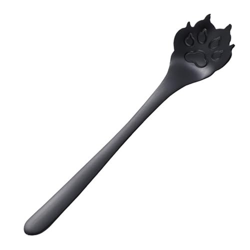 Cucchiaio Carino Cane Zampa In Acciaio Inox Manico Lungo Gelato Dessert Caffè Cucchiaio Posate Accessori Da Cucina