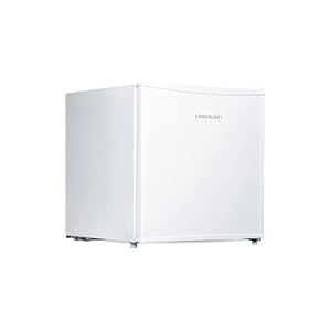 Cookology MFR45WH Small Table Top Mini Fridge in White - 45 Litre Capacity - For Counter Tops - Reversible Door - Adjustable Temperature Control & Legs - With Chiller Box