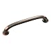 Hickory Hardware 10 Pack Solid Core Kitchen Cabinet Pulls, Luxury Cabinet Handles, Doors & Dresser Drawers, 5-1/16 Inch (128mm) Hole Center, Oil-Rubbed Bronze Highlighted, Zephyr Collection -  P2282-OBH-10B