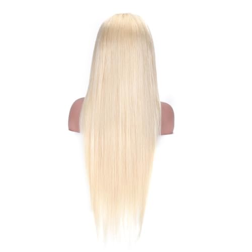 13x4 HD Blond koronkowa peruka z ludzkimi włosami