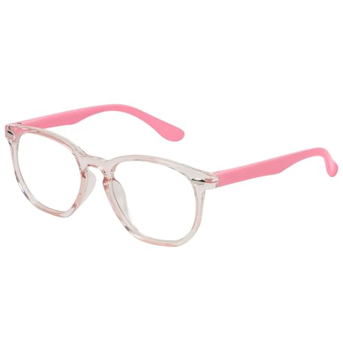 Aomig Blue Light Blocking Glasses Kinder Set Blaulichtfilter Brille mit Zubehör Gaming Rund Anti Blaulicht für PC Gaming Fernseher Brillen Modebrille Bildschirmbrille Blaulichtblockierende (B-Rosa) Aomig Blue Light Blocking Glasses Kinder Set Blaulichtfilter Brille mit Zubehör Gaming Rund Anti Blaulicht für PC Gaming Fernseher Brillen Modebrille Bildschirmbrille Blaulichtblockierende (B-Rosa)
