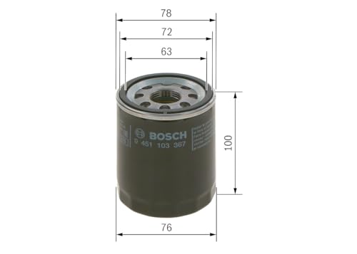 Filtro de aceite para vehículos modelo Bosch P3367 5