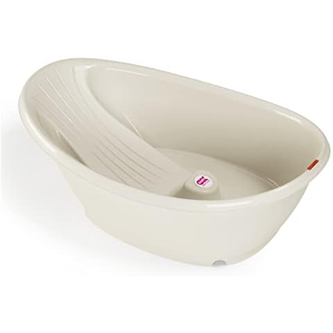 OKBABY Bella - The Cosy Bath for Newborns and Babies from 0-12 Months - White Cover