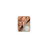 FIASASO 3 Pairs 925 Sterling Silver Hypoallergenic Earrings for Women Trendy - 14K Gold Plated Stud Hoop Cartilage Earrings Set Small Earring Stacks for Sensitive Ears Non Tarnish Dainty Silver Earring