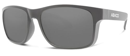 Abaco Seaport Junior Polarized Sunglasses - Matte Black/Grey