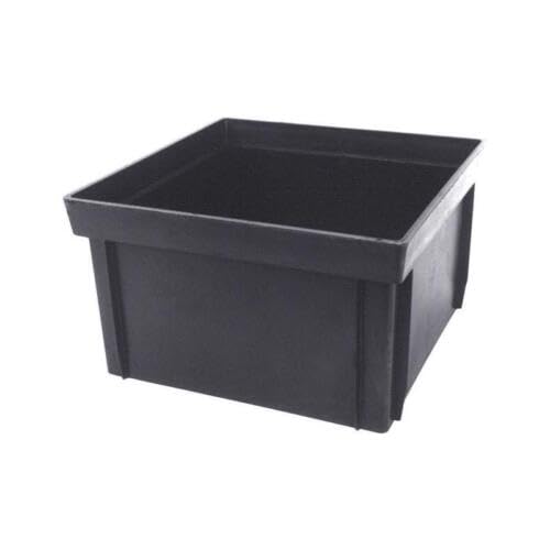 Replacement For Compatible With NDS 916 Black Polyethylene UV Inhibitors Riser for Square Basins 9 in.