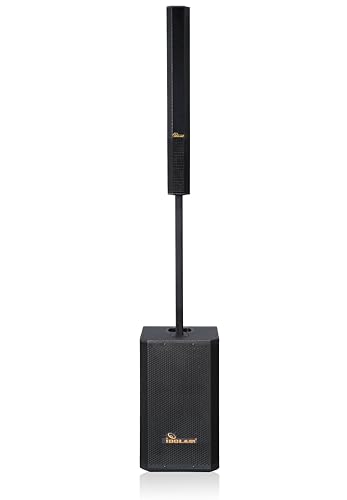 IDOLmain IPS-T4 All-in-One Portable Tower Superior Sound PA Powered Speaker System, Black