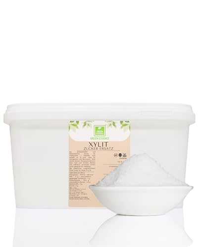Xylit - Xylitol - Süsstoff - Xylit-Zucker Kalorienreduzierter Zuckerersatz – die natürliche Zuckeralternative für bewusstes Süßen Xylitol von Green Essence (5 Kilo Eimer)