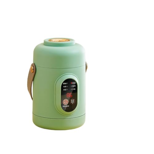 XPPX電気シチュー鍋 小型 保温調理鍋 800ML 大容量 保温機能付き 電気ポット 二重構造 断熱性とやけど防止 蒸し器付き 操作が簡単 軽量で持ち運びに便利 1〜2人用 自宅 アウトドア オフィス 車中泊 寮 一人暮らし 贈り物などに適しています (