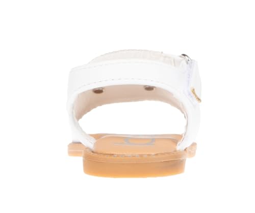 Image of bebe Girls' Sandals - Trendy Flat Designs with Rhinestones, Puffy Straps, Embossed Details and Charms for Toddlers /Little Kids /Big Kids