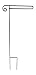 Premium Garden Flag Pole Stand, Amish Built in the USA, Wrought Iron, Powder-Coated Weather-Proof Paint,