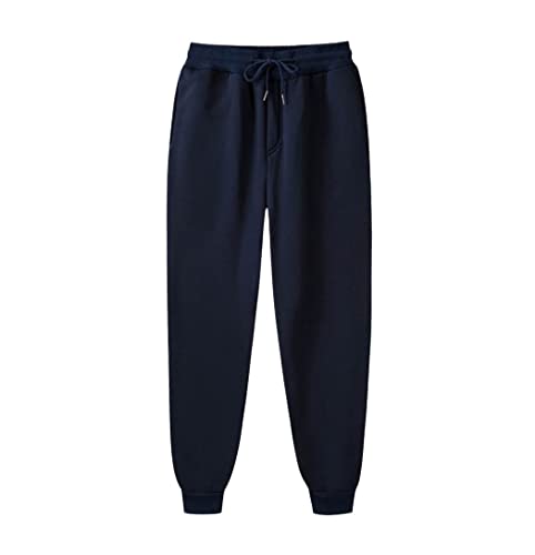 Pantalon de jogging homme KEHAIOO noir foncé en coton tailles 34-37
