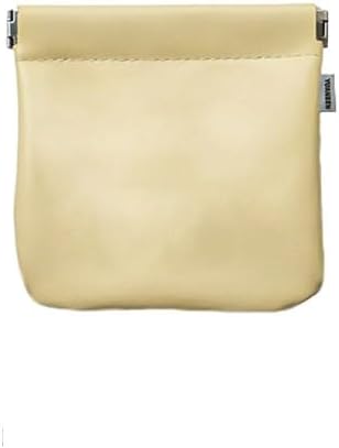 HBJWOV PU Shrapnel Automatic Closure Storage Bag Multifunctional Makeup Portable Carry(12 * 11.5 cm)