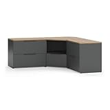 Vicco Wohnwand Wido, Anthrazit/Sonoma, 3 Teile