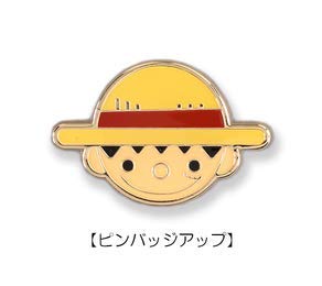 Amazon.co.jp: ONE PIECE ワンピース ルフィセンパイ ピンバッヂ