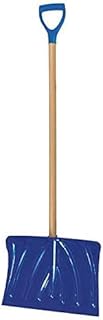 WestWard Tools 18" Poly Snow Shovel with 37" Wood Handle, Weight: 2 lb. 4 oz.
