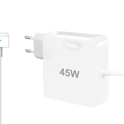ANDHOT Chargeur Super Rapide T-Tip de 45W, Compatible avec Le Chargeur Mac Book Air，Compatible avec Les modèles Macbook Air 11 et 13 Pouces (2012-2017) A1435, A1436,...