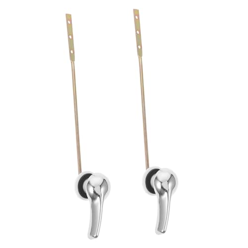 GALPADA 2pièces Poignée De Chasse Eau Pour Toilette Remplacement Simple Et Pratique Compatible Avec Réservoirs Standard Levier De Toilette Facile à Installer