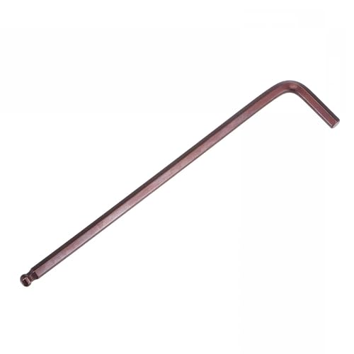 Unifizz 6mm Ball End Hex Key Wrench, L Shaped Long Arm Allen Wrench S2 Steel Repairing Tool, Metric 2 Pcs