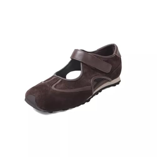 �yEmiwalk�z�W���[�}���g���[�i�[�� �����[�W�F�[�� �X�j�[�J�[ ���f�B�[�X �X�G�[�h�� �ʃt�@�X�i�[ ���g�� ���[�J�b�g �����₷�� (�u���E��, ��l, 22.5 cm, ���l, ���{�̌C�̃T�C�Y���@)