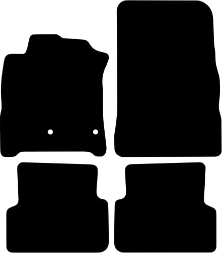 Kovvar Tapis de Sol Compatible avec Renault Modus/Grand Modus 2004-2012 Correspondant à la Version: Entraxe Fixations (Chauffeur) 20,4 cm | Qualité: Basic