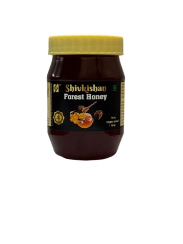 Image of Shivkishan Forest Honey, Pure Raw Unprocessed Natural Honey, Immunity Booster, No Additives, No Preservatives, 400g Serving Size