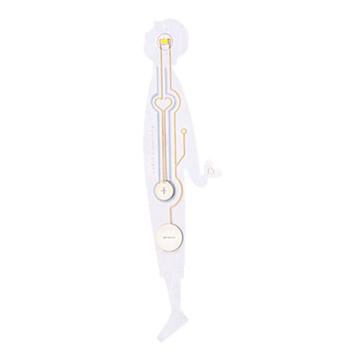 Lampada da lettura per libri, segnalibro magnetico, 16 x 4 cm, torcia LED per lettura, design separabile portatile per tavolo, camera da letto, sala studio, viaggi, notte o come regalo