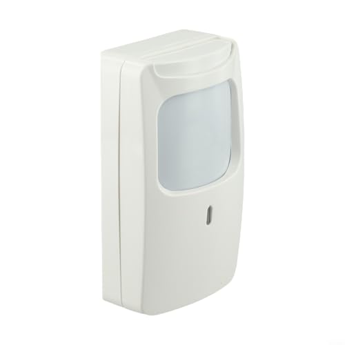 PIR Motion Sensor Wall Mounted Infrared Microwave Detector Wired Alarm System Pet Immune Home Security 8-12m Range White