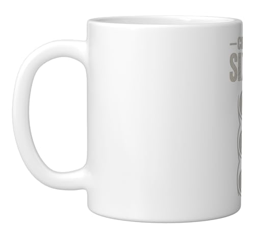 Check Out My Six Pack Beer Joke Drinking Party Humor Ceramic Mug, White