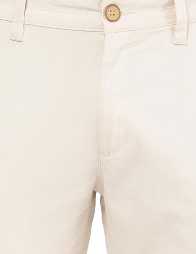 Image of Arvind Men Beige Modern Fit Chinos