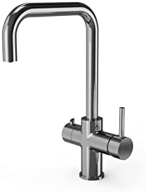 3 in 1 Instant Boiling Water Dispenser Tap Kitchen Swivel Mixer with Tank and Filter Complete System (Chrome)